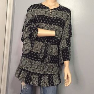 ⭐️Skylar Madison Rayon Flare Dress Blouse S⭐️